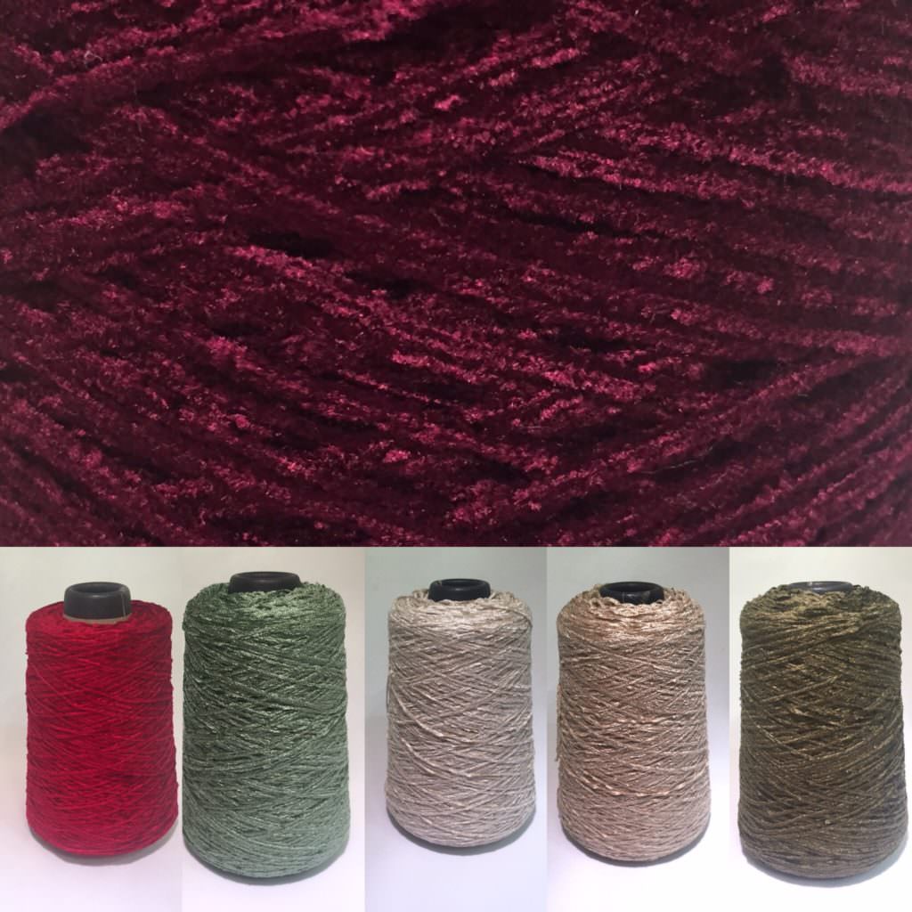 Rayon Chenille Yarn Made in America Yarns