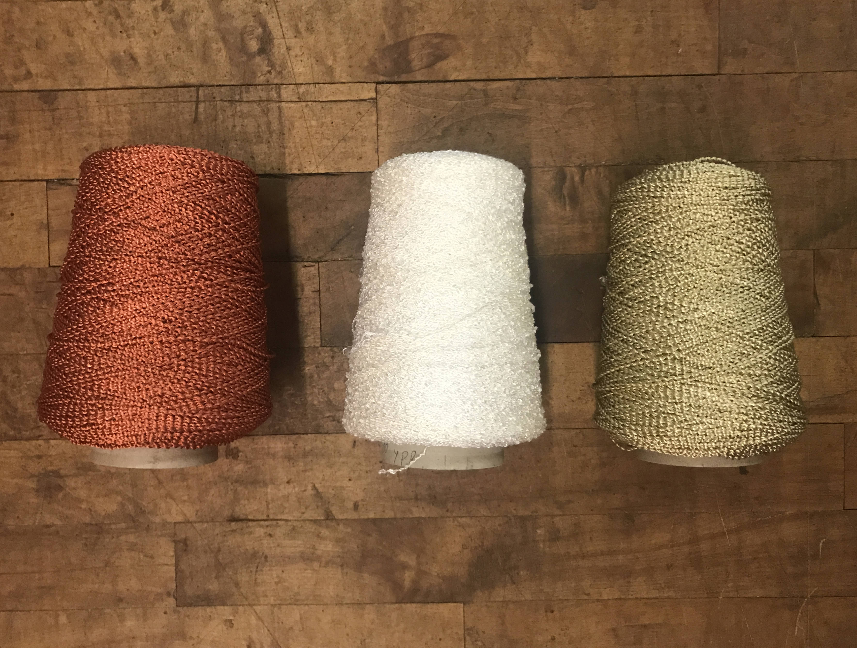 Shiny Worsted Rayon Boucle Made in America Yarns