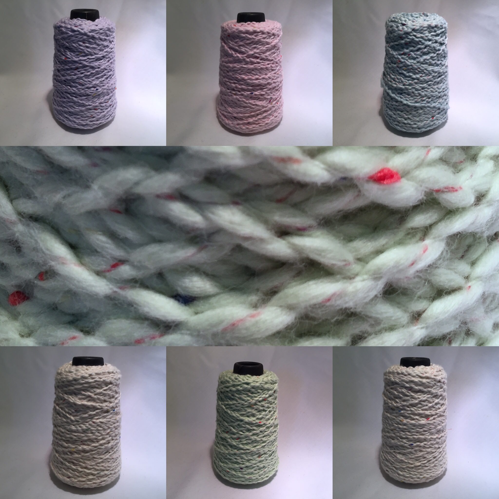 Soft Cotton Roving Baby Colors Made in America Yarns