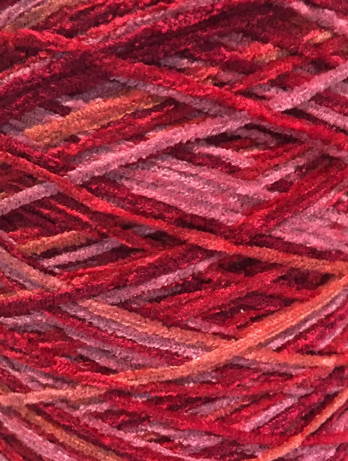 Variegated Rayon Chenille Made in America Yarns