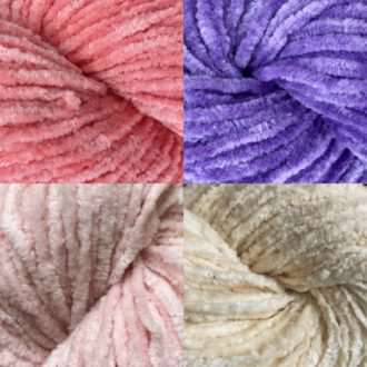 Bulky Cotton Chenille Skeins